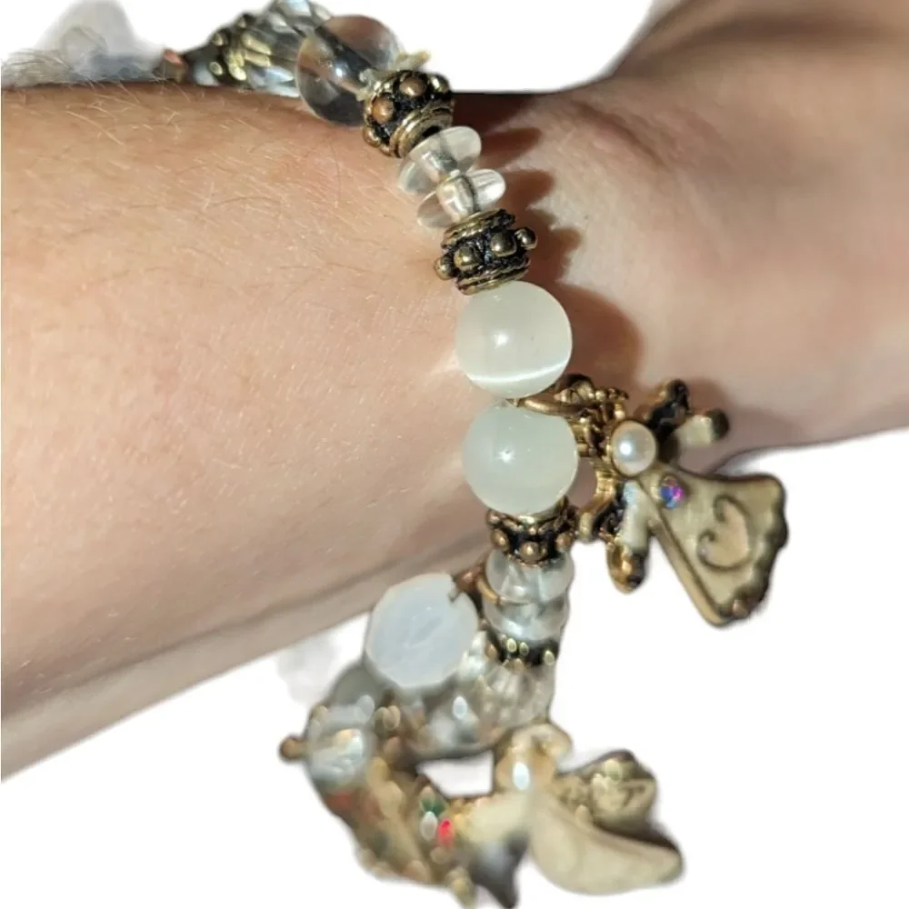 holiday Angel and beaded bracelet‎